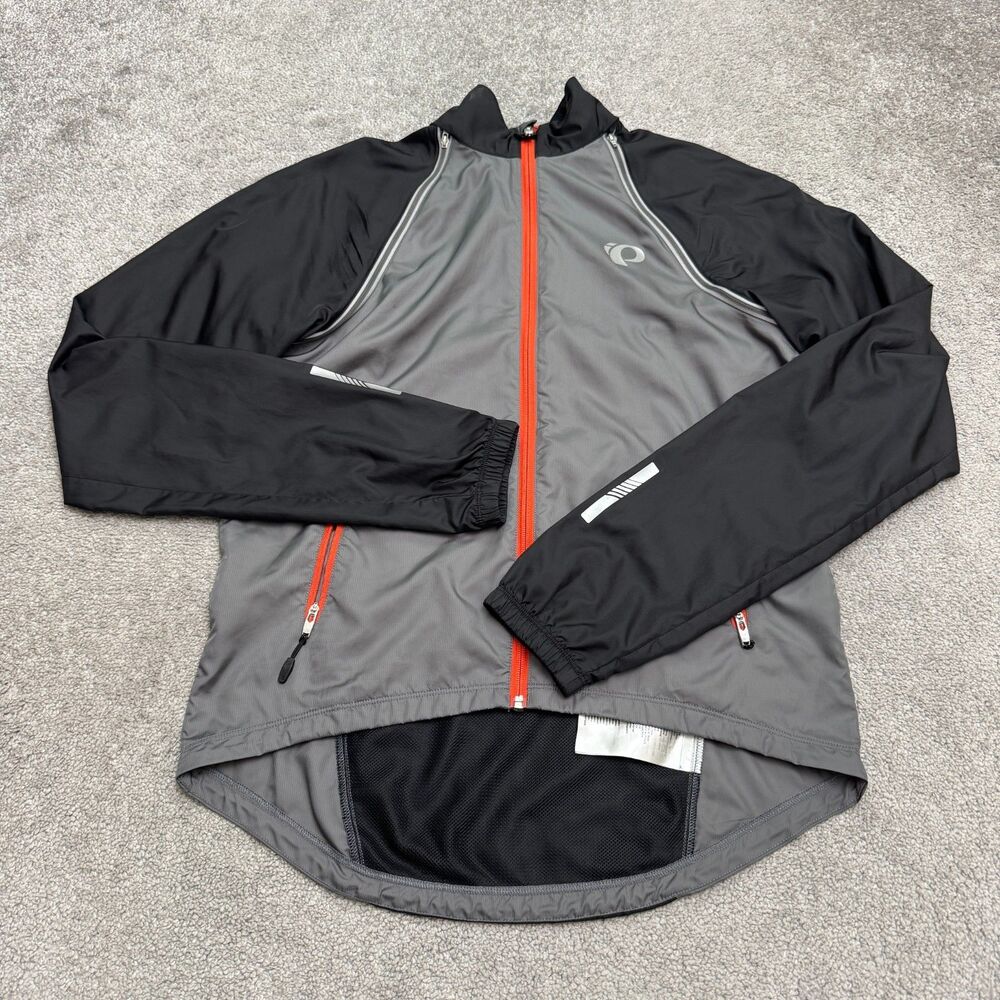 Pearl Izumi Elite Barrier Cycling Convertible Jacket Zip Off Vest Mens Medium